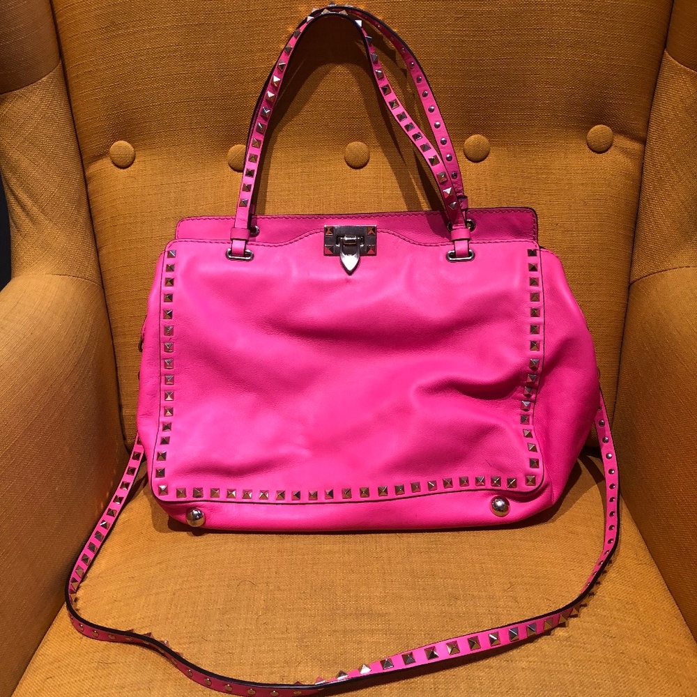 Valentino rockstud purse Pink